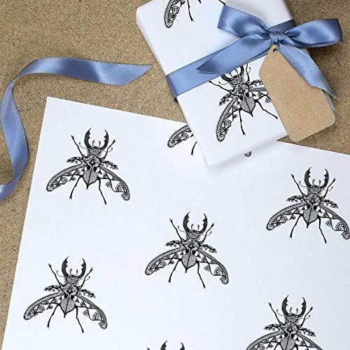 5 x A1 'Desenli Böcek' Hediye Paketi / Ambalaj Kağıdı (GI00053898)