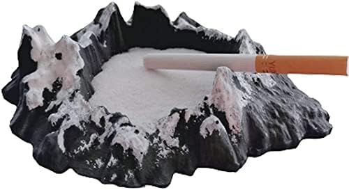 AOOF Küllük Kar Dağ Küllük, Sigara İçenler için Yaratıcı Kül Tutucu, Ev ofis dekorasyonu için Masaüstü Sigara kül tablası İç Mekan,Dış