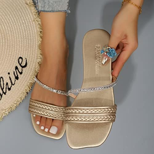 Beyaz Taklidi Sandalet Moda Kadın Plaj Taklidi Kayma Yumuşak Taban Rahat Burnu açık Kaymaz Düz Nefes Terlik Ayakkabı Sandalet