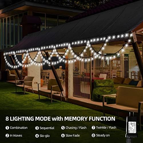 MZD8391 perde dize ışıkları, düğün için 9.8 x 9.8 ft 304 LED yıldızlı peri ışıkları, yatak odası, yatak gölgelik, bahçe, veranda, açık