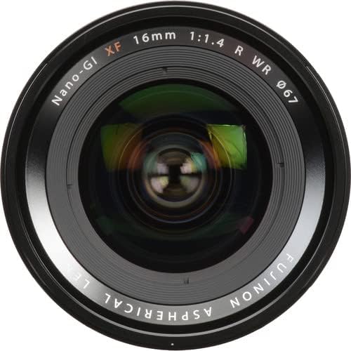 FUJİFİLM XF 16mm f/1.4 R WR Lens 16463670 + Lale Lens Hood + Lens Kılıfı + Filtre Kiti Paketi