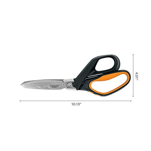 Fiskars 710150-1001 PowerArc Makaslar (10 İnç) Ve 770020-1001 Pro Maket Bıçağı, Geri Çekilebilir, Turuncu / Siyah