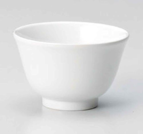Japonya'da Yapılan 5 Japon Çay Bardağı porselen Beyaz Sori 3.7 inç Set