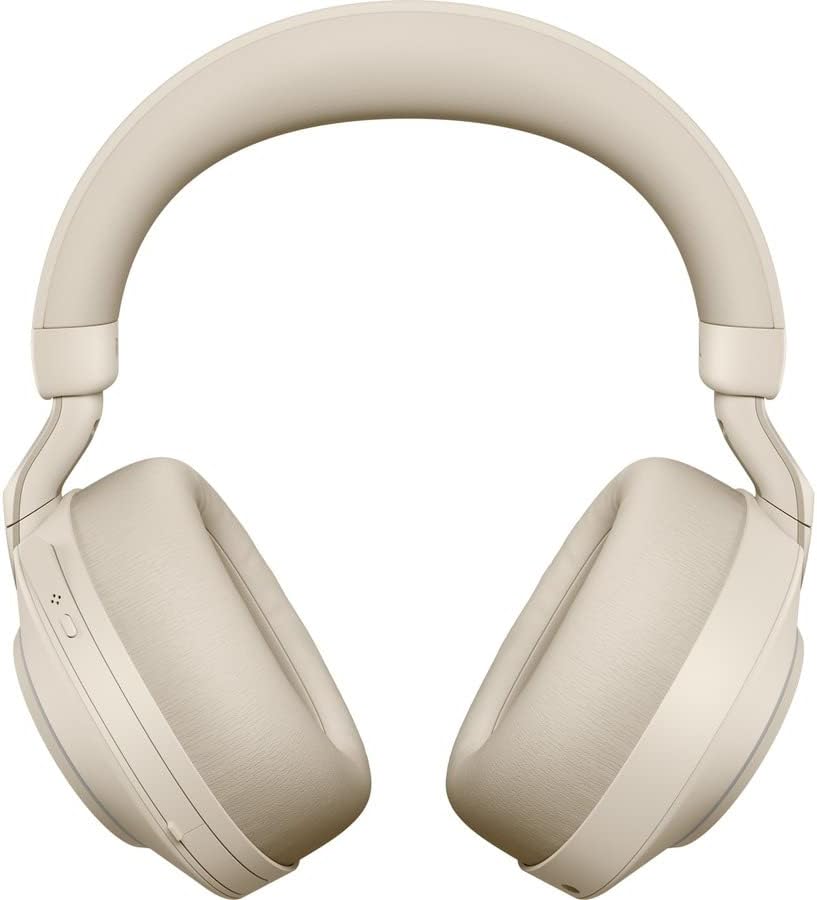 Jabra Evolve2 85 MS Link380a özellikli Kablosuz Kulaklıklar, Stereo, Bej-Aramalar ve Müzik için Kablosuz Bluetooth Kulaklık, 37 Saat