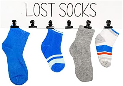 Çiftlik Evi Odası A. Ş. Kayıp Çorap Çamaşır Burcu Duvar Dekor ile 6 Asılı Klipler, rustik Aile Ev Çamaşır Odası Dekor için Yalnız Çiftler