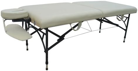 Master Massage Bermuda 30 inç İç / Dış Mekan Taşınabilir Masaj Masası, Beyaz Kum