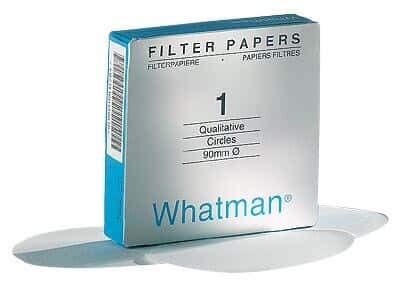 Whatman 1001-042 Whatman 1001-042 Kalitatif Filtre Kağıtları; 4,25 cm Çap; Gözenek Boyutu, 11µ (100'lü Paket)