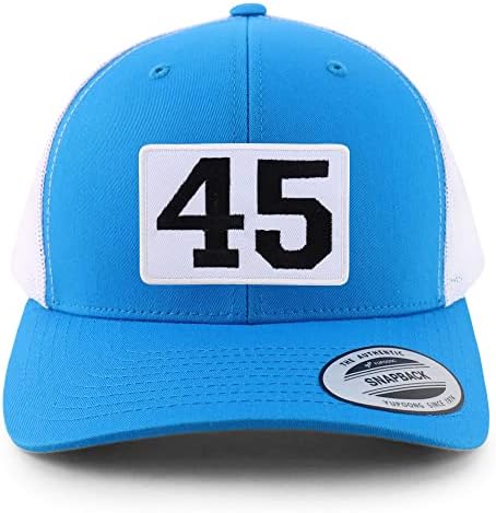 Trendy Giyim Mağazası Collegiate Numarası 45 Yama 6 Panel Retro Beyzbol file şapka