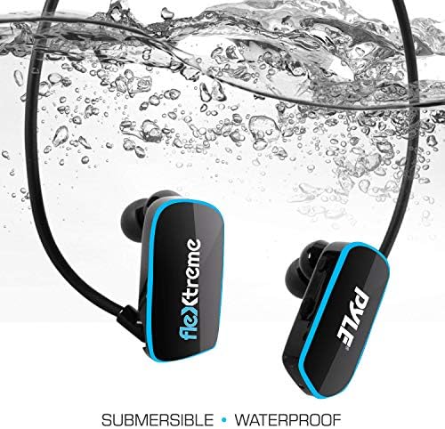 Su geçirmez MP3 Çalar Yüzmek Kulaklık-Dalgıç IPX8 Esnek Sarma Tarzı Kulaklıklar Dahili şarj edilebilir pil USB Bağlantısı w / 4GB Flash