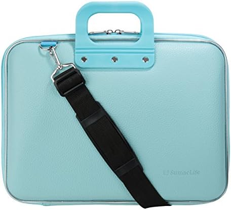Omuz askılı çanta 15 inç Evrak Çantası Laptop çantası ile Uyumlu MacBook Pro 14 inç 15 inç (Mavi)