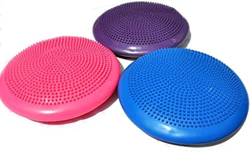 KJHD Denge Disk Kurulu Ped Şişme Ayak Masaj Topu Ped Fitness Egzersiz Ekipmanları Twister Spor Yoga Denge Kurulu (Renk: E)