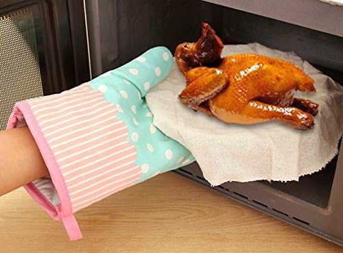 İki Set Fırın Eldiveni / ısıya dayanıklı pamuk Mutfak Pot tutucu [Dekoratif Mutfak fırın Eldiveni] fırın eldiveni / mutfak Eldiveni