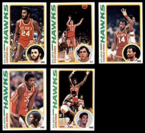 1978-79 Topps Atlanta Hawks Takım Seti Atlanta Hawks (Set) ESKİ + Şahinler