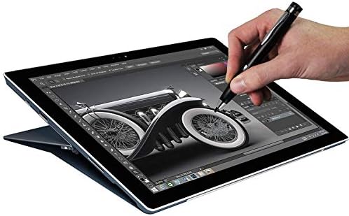 Navitech Gümüş Mini İnce Nokta Dijital aktif iğneli kalem ile Uyumlu Samsung Galaxy Tab S2 T819 9.7