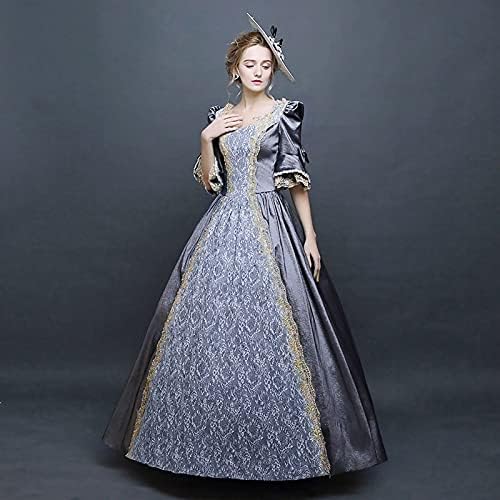 LMSXCT Bayan Rokoko Elbise Ortaçağ Rönesans 1800 s Elbise Victoria Balo Gotik Maxi Elbise Prenses Cosplay Kostümleri