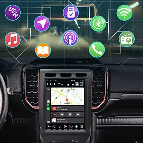 LİNKSWELL Radyo Değiştirme, GEN 4 T Tarzı araba android müzik seti Ford F150 2015-2020 & F250 / F350 / F450 2017-2020, 12.1 Dokunmatik
