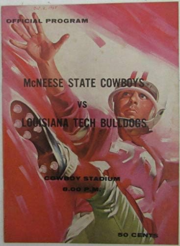 1965 McNeese Eyaleti-Louisiana Teknik Koleji Futbol Maçı Programı 148912-Üniversite Programları