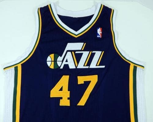2010-11 Utah Jazz Andrei Kirilenko 47 Kullanılan Oyun Donanma Forması 2XL2 DP08346-NBA Kullanılan Oyun