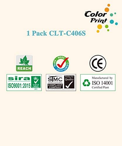 ColorPrint Uyumlu 406 S CLP-365W Toner Kartuşu Değiştirme için Samsung CLT406S CLT-406S C406S için SL-C410W C460W C460FW CLP - 360