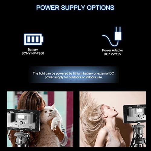 Meike MK-Y400C 400 LED dim Ultra yüksek güç Paneli dijital kamera/Kamera Video LED ışık Canon Nikon Pentax Panasonic ile uyumlu, Sony