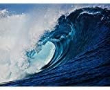 DZJYQ 6.5x5ft(2x1. 5 m) muhteşem Tropikal Yaz Okyanus Deniz Dalga Mavi Su Cesur Sörf Childrne Bebek Doğum Günü Partisi Düğün Portre