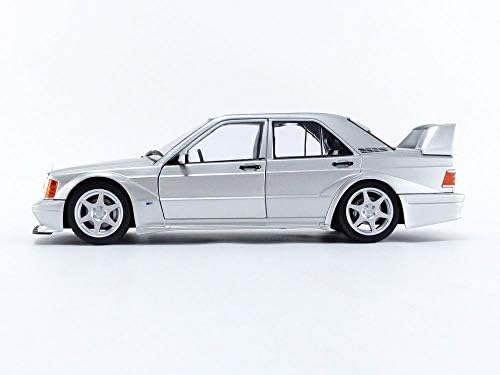 Solıdo 421187400 Mercedes-Benz 190E Evo II (W201) 1990 Model Araba 1: 18 Ölçekli Gümüş