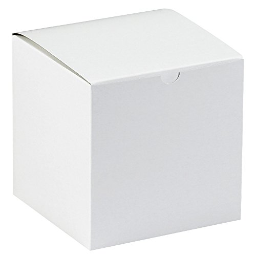 Hediye Kutuları, 7 x 7 x 7, Beyaz, 100/Kutu, indirimli Kargo ABD