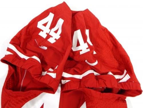 2013 San Francisco 49ers 44 Oyunu Yayınlandı Kırmızı Forma 40 DP35566 - İmzasız NFL Oyunu Kullanılmış Formalar