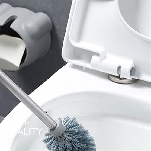 WİONC Yumuşak Tuvalet Fırçası Kafaları Duvara Monte Tuvalet Fırçası Ev Temizlik Aracı Barhroom Aksesuarları Setleri Yaratıcı Lavabo