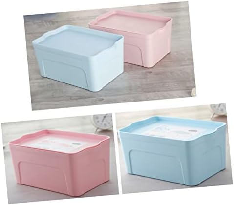 Cabilock Kutusu Dekoratif eşya kutuları Kapaklı Oyuncak eşya kutuları Kapaklı Saklama Kutusu Raflar için Bez Kutuları Plastik Saklama
