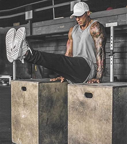 COOFANDY erkek 3 Paket Hızlı Kuru Egzersiz Tank Top Gym Kas Tee Spor Vücut Geliştirme Kolsuz T Shirt