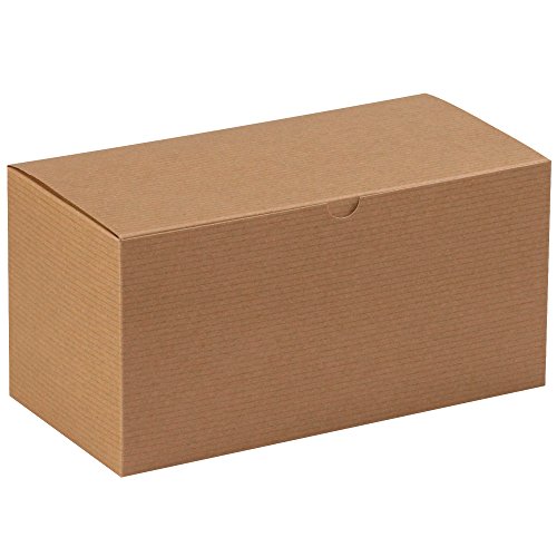 Hediye Kutuları, 12 x 6 x 6, Kraft, 50/Kutu, indirimli Kargo ABD