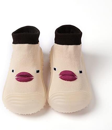 Çocuklar Yürümeye Başlayan Karikatür Baskı Kış Sıcak Kapalı Ayakkabı Yumuşak Taban Bebek Ayakkabıları Erkek Kız İlk yürüyüş ayakkabısı