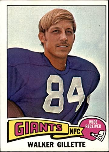 1975 Topps 336 Walker Gillette New York Giants-FB (Futbol Kartı) ESKİ Giants-FB Richmond