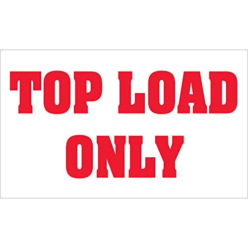 Tape Logic® Etiketleri, Yalnızca Üstten Yüklemeli, 3 x 5, Kırmızı / Beyaz, 500 / Rulo, İndirimli Kargo USA