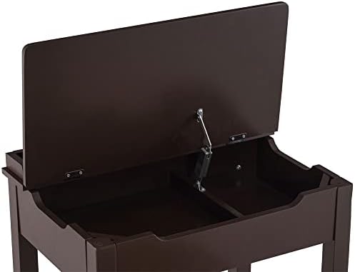 EYHLKM 59 X 40,5 X 59 cm Çalışma Masası ve Sandalyesi 2 Takım Çekmece Açılabilir 1 Masa ve 1 Sandalye Kahverengi (Renk: A)