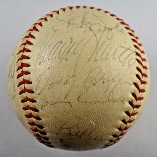 1971 Boston Red Sox Takımı İmzaladı Vtg Joe Cronin Beyzbol ile Yaz Tam JSA Mektup İmzalı Beyzbol Topları