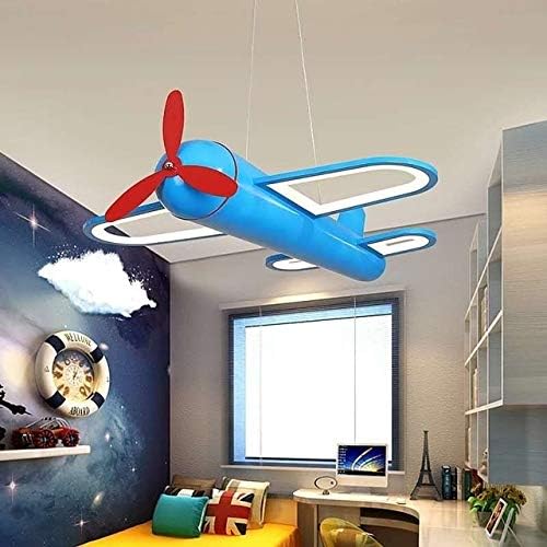 ZHYH Led avizeler ışık uçak mavi ışıklar çocuk odası çocuklar için bebek erkek aydınlatma ev avize lamba