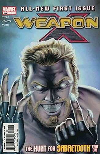 Silah X (2. Seri) 1 VF; Marvel çizgi romanı | Sabretooth Avı