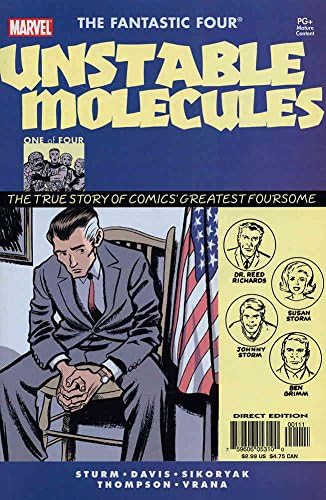 Şaşırtıcı Hikayeler: Fantastik Dörtlü-Kararsız Moleküller 1 VF; Marvel çizgi romanı / James Sturm