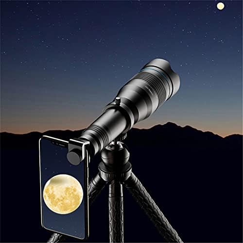 SLNFXC 60X Telefon kamera Lensi Süper Telefoto Zoom Monoküler Teleskop Plaj Seyahat Açık Hava etkinlikleri Spor Mobil Teleskop (Boyut: