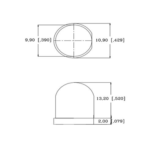 10mm 12v Ön Kablolu Sarı / Turuncu LED - Ultra Parlak (10v, 11v, 12v, 13v, 14v, 15v) (50'li paket)