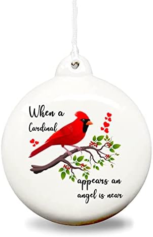 Kırmızı Kardinal Anıt Noel Süsleri Kardinal Hediyeler Cennette Noel Süsler Yas Sempati Hediye Noel Ağacı asılı dekorlar Süs Sevilen