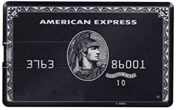 BranXin / Kredi Kartı Flash Sürücü (American Express Siyah Kart) Siyah AMEX-8GB
