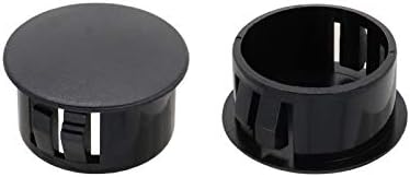 VictorsHome delik tıpaları Plastik 19mm (3/4) Fit için 18.5-19mm Çap Kilitleme Delik Tüp Gömme Tipi Paneli Fişler Raptiye Kapak için