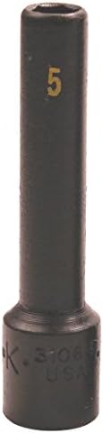 SK El Aleti 31064 6 Nokta 1/4 İnç Sürücü Derin Darbe Soketi, 5mm