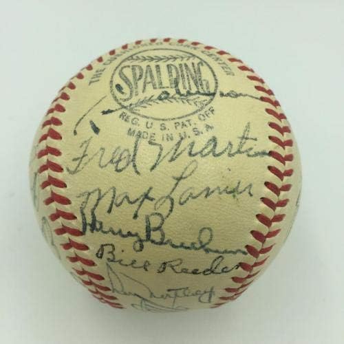 Güzel 1949 St. Louis Cardinals Takımı, National League Baseball JSA COA İmzalı Beyzbol Toplarını İmzaladı