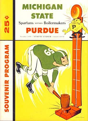 1959 Michigan St Spartalılar vs Purdue Kazancı Programı-Üniversite Programları
