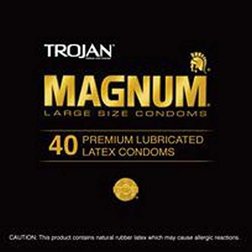 Trojan Magnum Lateks Prezervatif Kutusu, 40 Adet