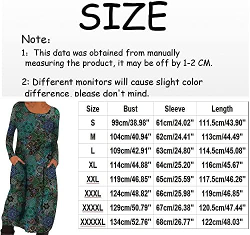 Elbiseler Kadınlar için, Shift Festivali Tunik Elbise Bayanlar Streetwear İş Uzun Kollu Geometrik Elbise Pamuk